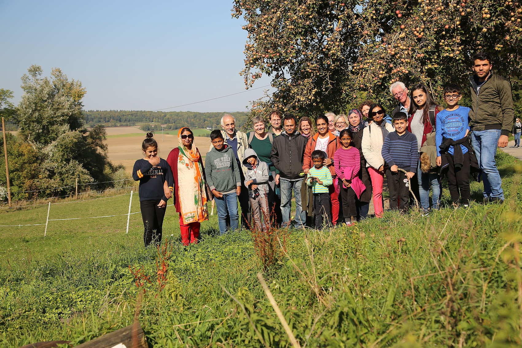 Gruppenbild auf unserer Wanderung ins Butzental im Herbst 2018